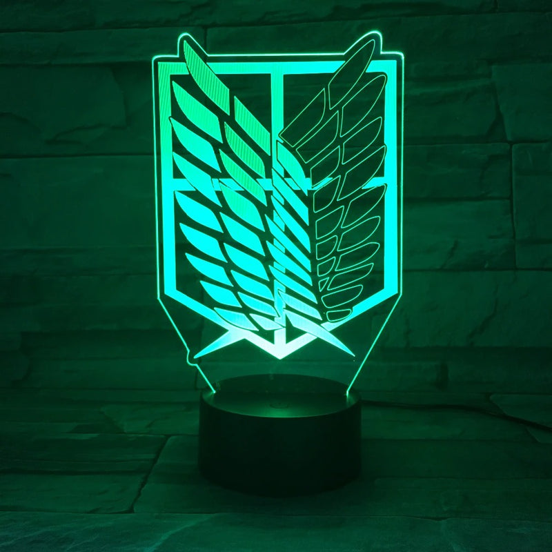 Lampe 3D logo du bataillon d'exploration