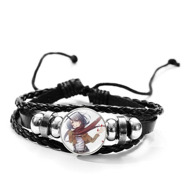 Bracelet Attaque des Titans</br> Mikasa Ackerman