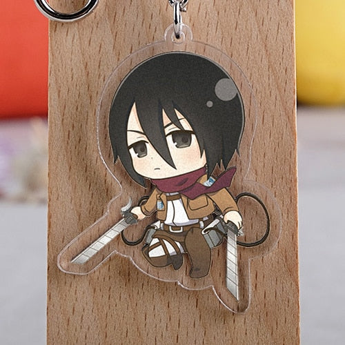 Porte-clés Attaque des titans</br> Soldate Mikasa