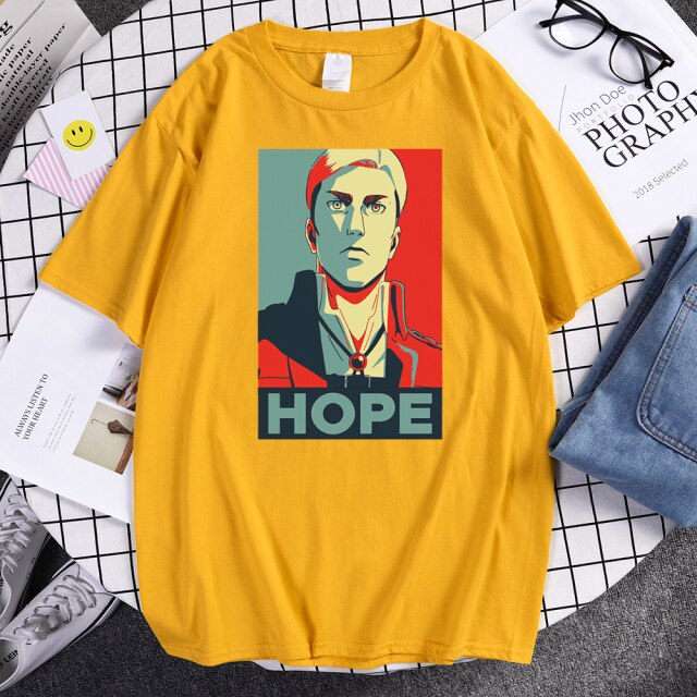 T-shirt Attaque des Titans</br> Erwin Hope