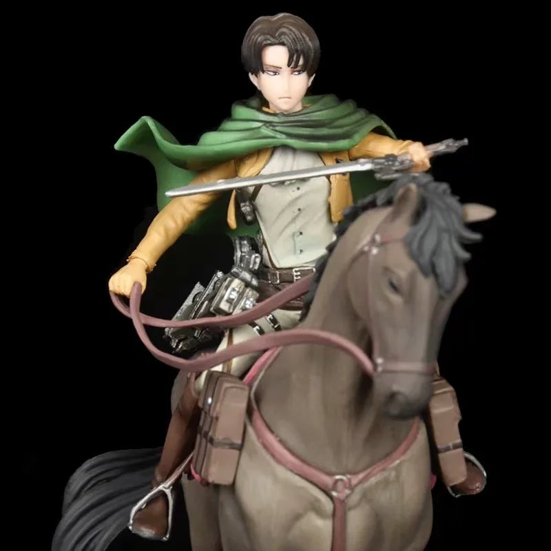 Figurine Livai et son cheval