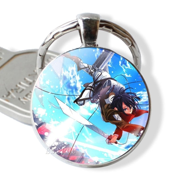 Porte-clés Attaque des titans</br>Mikasa lame