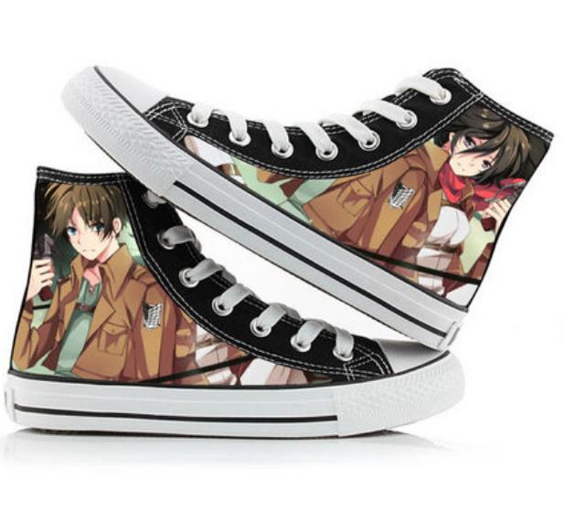 Chaussures Attaque des Titans</br> Eren et Mikasa