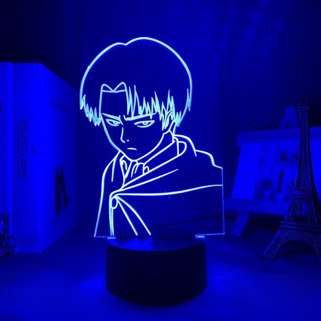 Lampe 3D Levi Ackerman Attaque des Titans