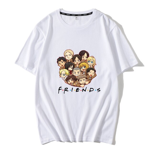 T-shirt Attaque des Titans</br>Friends