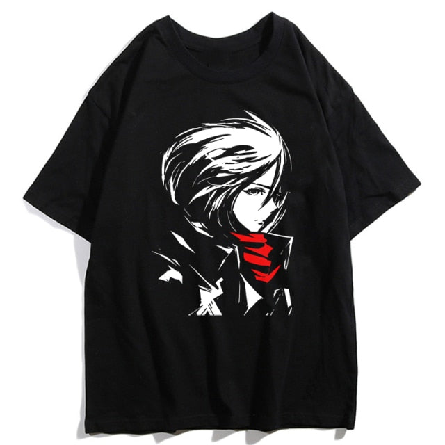 T-shirt Attaque des Titans</br>Mikasa écharpe