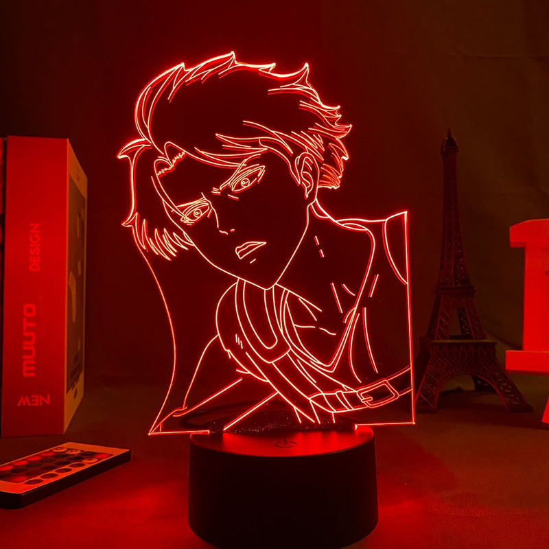Lampe 3D Attaque des Titans</br>Levi Ackerman
