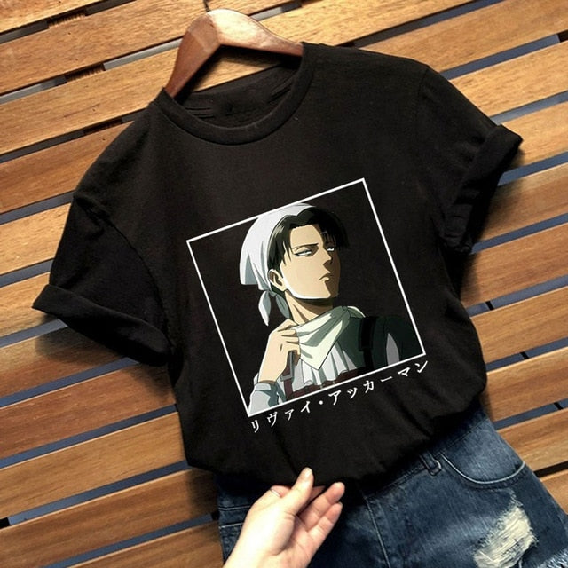 T-Shirt Attaque des Titans</br>Livai Ménage