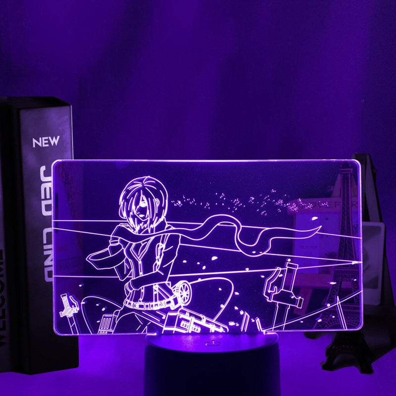 Lampe 3D Mikasa décoration