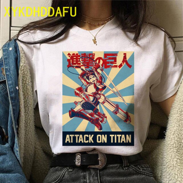 T-Shirt Attaque des Titans</br>Eren Jäger couleur
