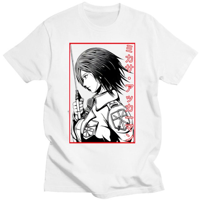 T-shirt Attaque des Titans</br> Mikasa Brigade d'Entrainement