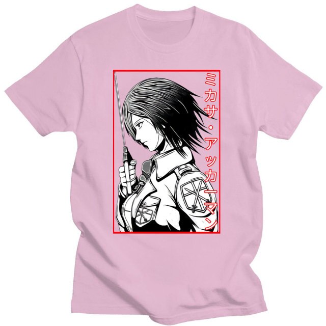 T-shirt Attaque des Titans</br> Mikasa Brigade d'Entrainement