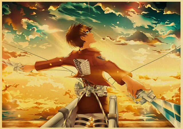 Poster Attaque des Titans</br> Eren et la Liberté