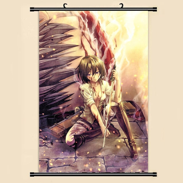 Poster SNK </br>Victoire de Mikasa