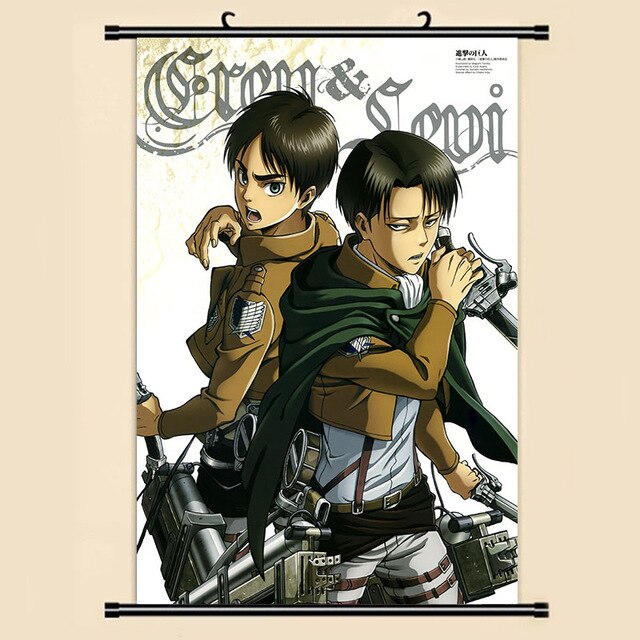 Poster Attaque des Titans</br>Eren & Levi
