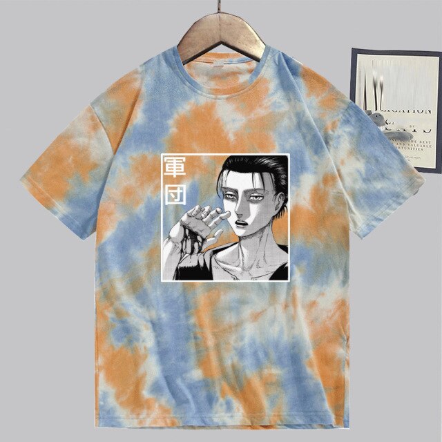 T-shirt Attaque des Titans </br> Eren S4 Tie and dye