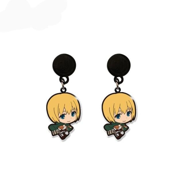 Boucles d'oreilles Attaque des Titans</br> Armin Cute