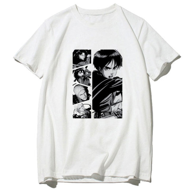 T-Shirt Attaque des Titans</br> Eren et personnages