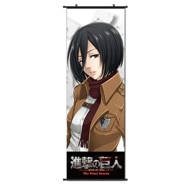 Poster Attaque des Titans</br> Portrait Mikasa Ackerman