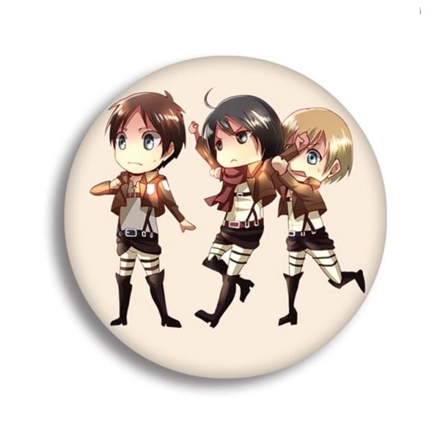 Pin's Attaque des Titans</br> Eren, Mikasa & Armin