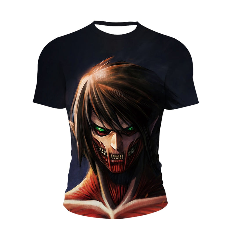 T-shirt Attaque des Titans</br> Titan Assaillant 3D