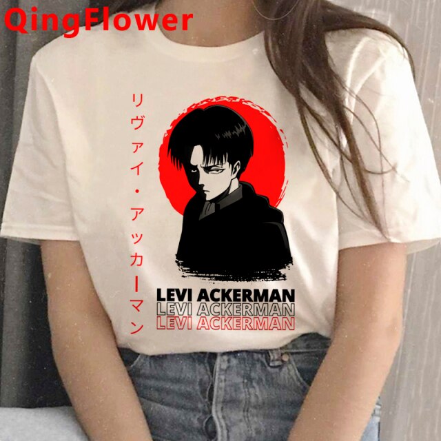 T-shirt Attaque des Titans</br> Levi Ackerman Icone