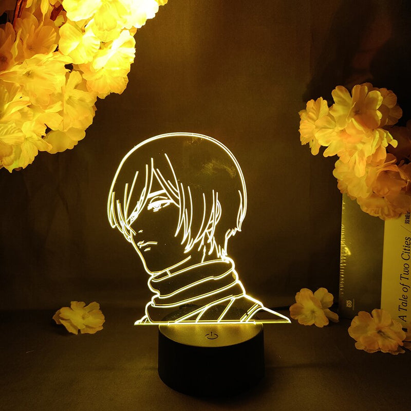 Lampe Attaque des titans </br> Visage Mikasa Saison 4