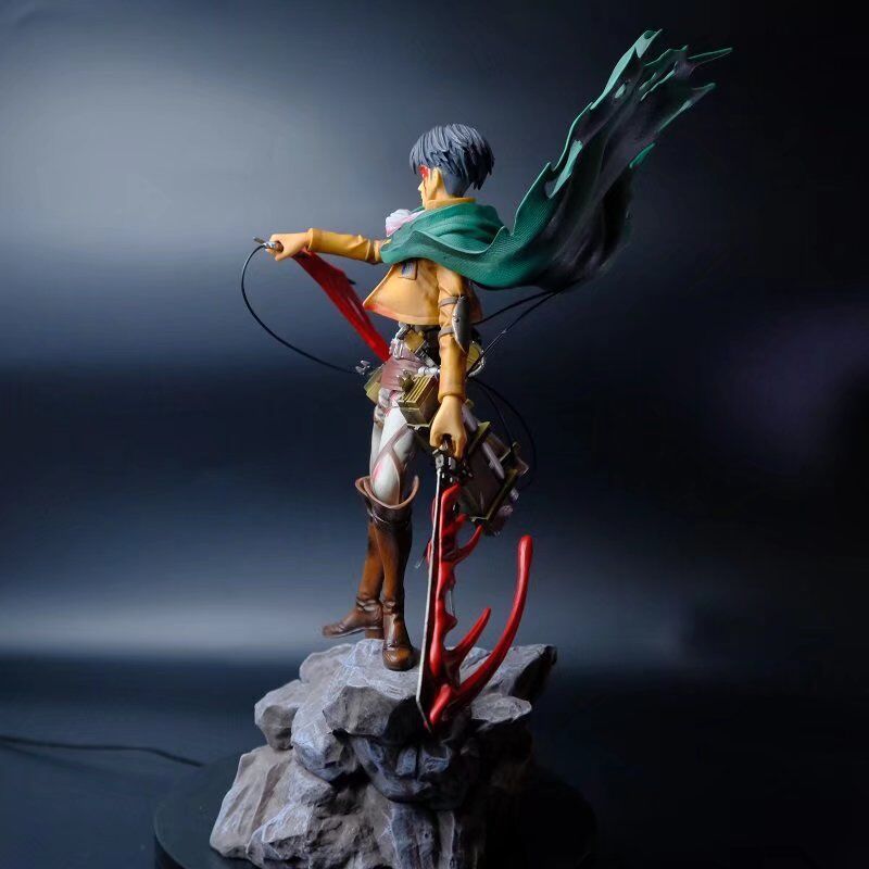 Figurine Attaque des titans </br>Livaï Ackerman combat