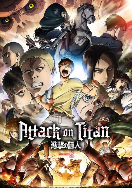 Poster Attaque des Titans</br>Saison 2