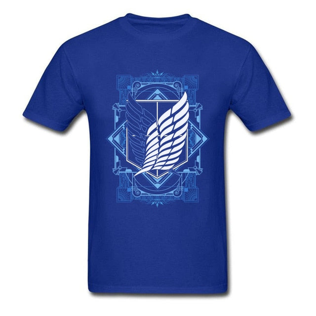 T-shirt Attaque des Titans</br>Bataillon d'exploration bleu