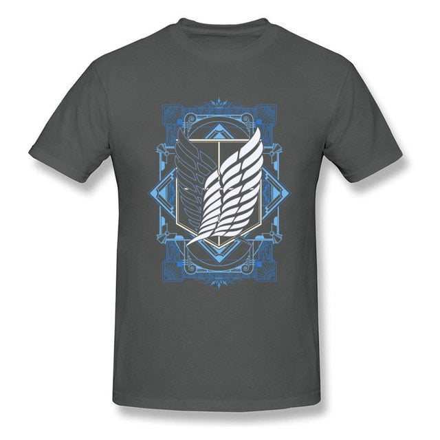 T-shirt Attaque des Titans</br>Bataillon d'exploration bleu