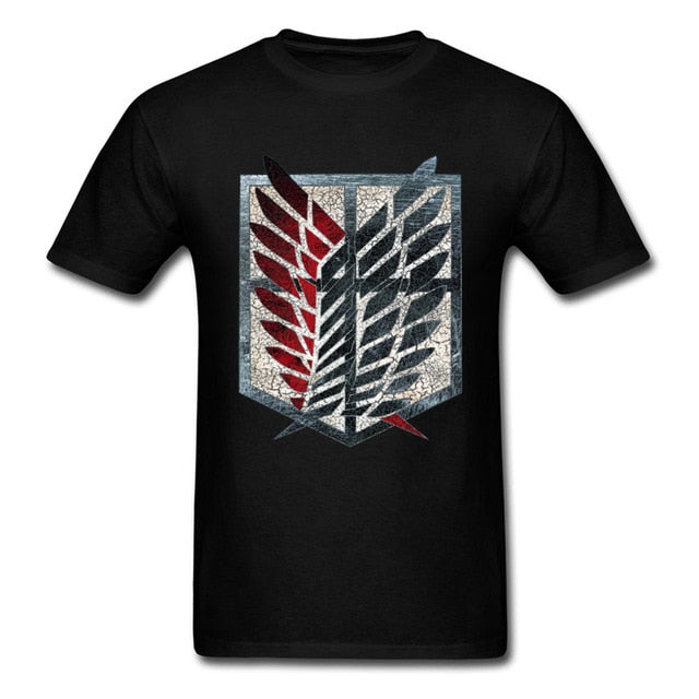 T-shirt Attaque des Titans</br>Style Bataillon d'Exploration
