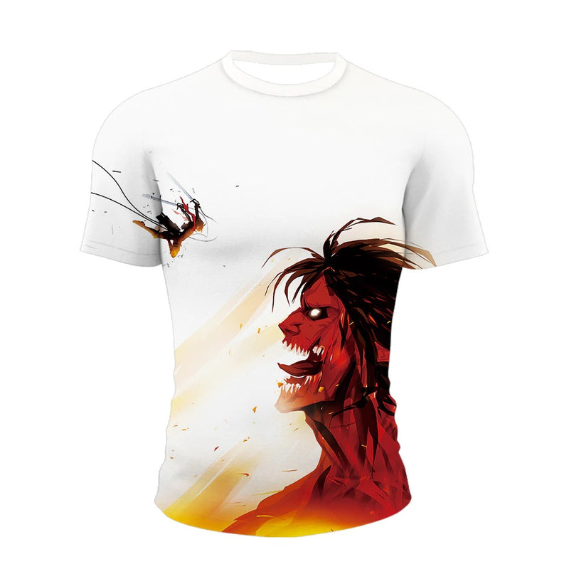 T-shirt Attaque des Titans</br> Titan Assaillant Rouge
